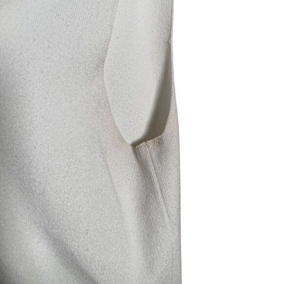 MM. LaFleur Tank Top Women's Medium White Knit Peggy Sleeveless Minimal - Picture 6 of 16